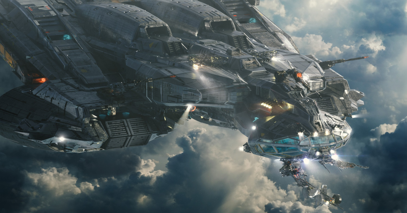 一组壮观的"科幻"场景插画作品欣赏!画技精湛脑洞大开的作品!